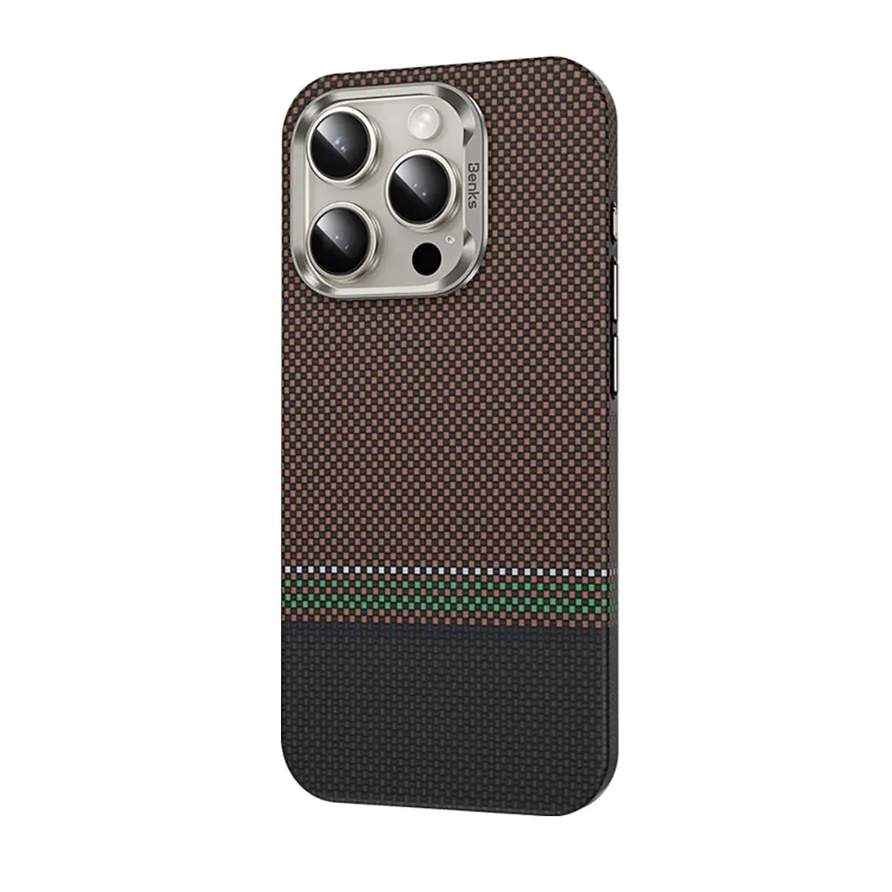 iPhone 15 Pro Max MagSafe Uyumlu Kevlar Kılıf - Benks Prestige ArmorAir
