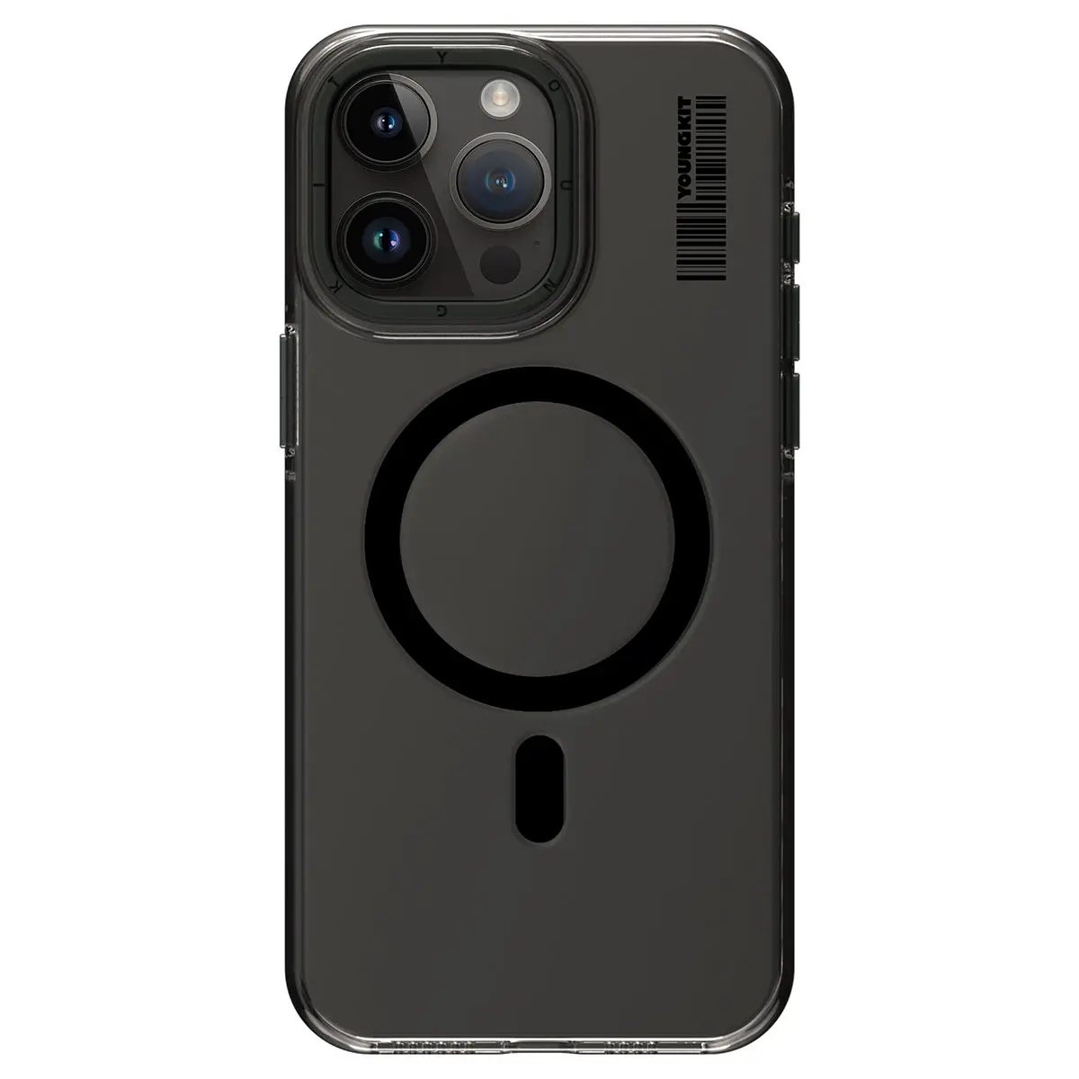 iPhone 15 Pro Max MagSafe Uyumlu Şeffaf Kılıf - Youngkit Crystal Shield