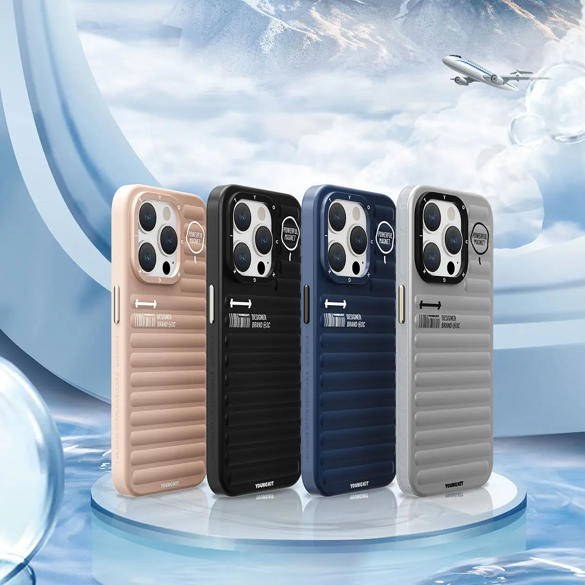iPhone 15 Pro Max Mat Renkli Kılıf - YoungKit Original Serisi