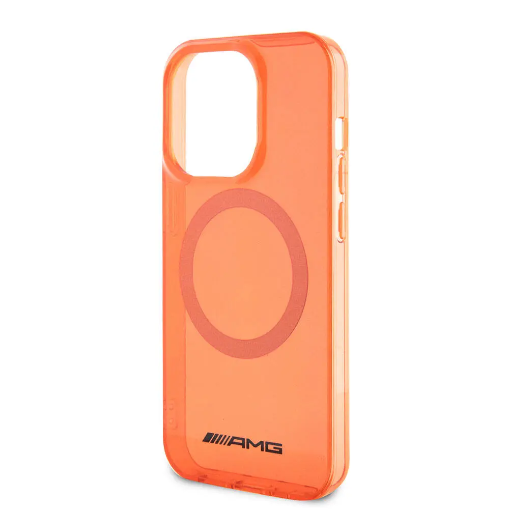 Apple iPhone 15 Pro Max Kılıf AMG Orjinal Lisanslı M-safe Şarj Özellikli Transparan Kapak