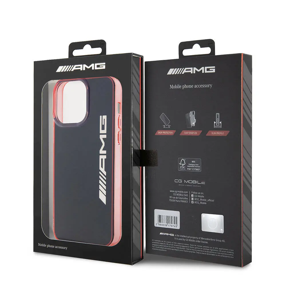 iPhone 15 Pro Max Çift Katmanlı Şeffaf Kılıf - AMG Lisanslı