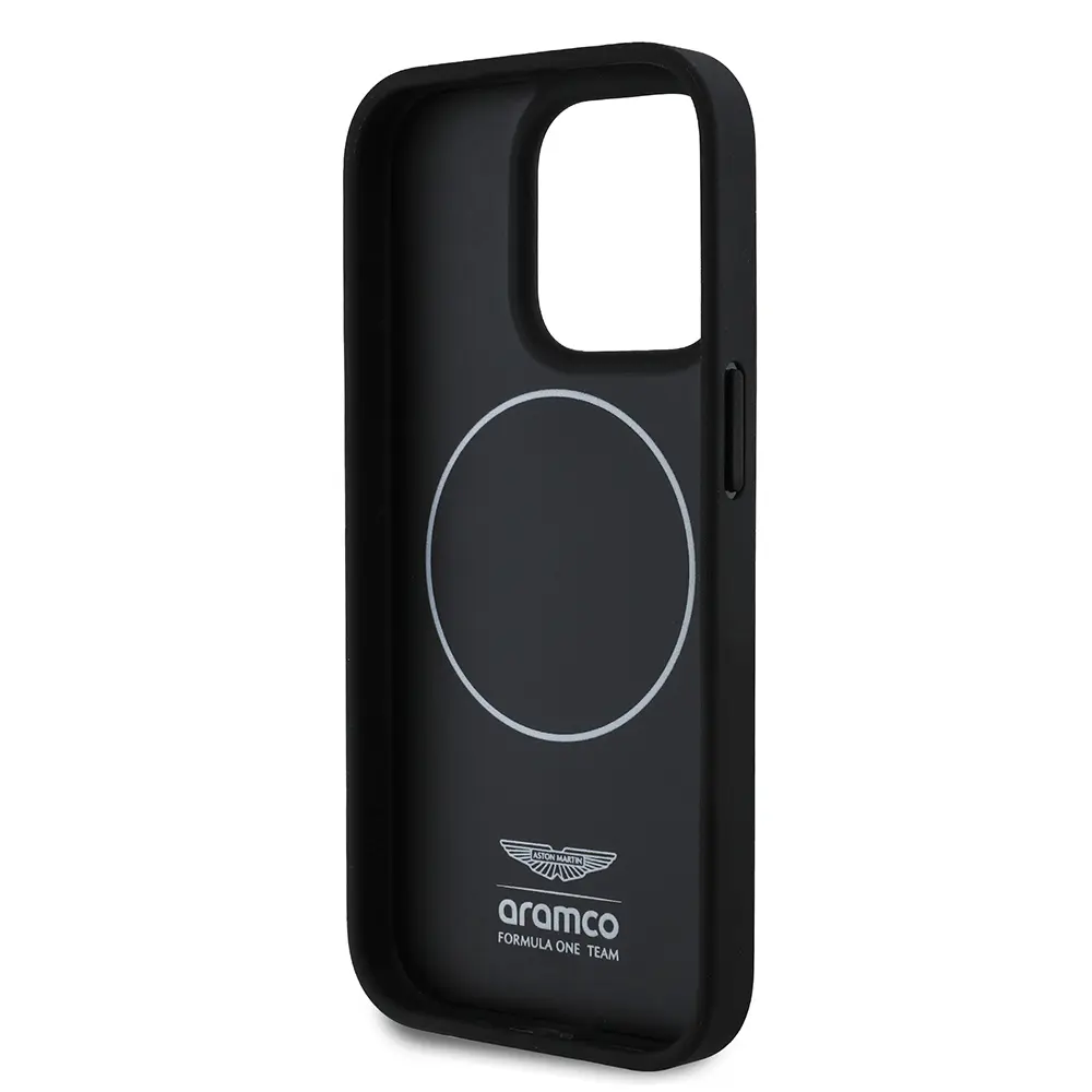 iPhone 15 Pro Max MagSafe Uyumlu Alüminyum Arka Yüzeyli Kılıf - Aston Martin Formula One Team