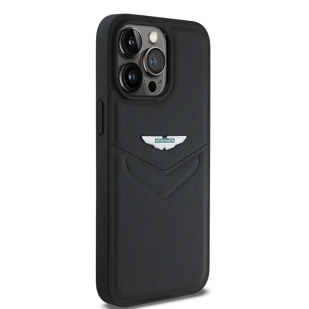 iPhone 15 Pro Max Aston Martin Lisanslı PU Deri Kılıf - Victory