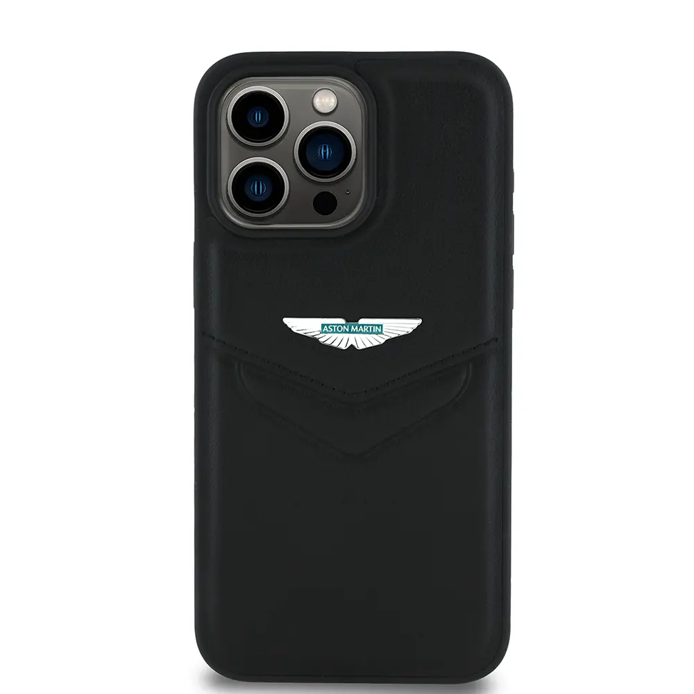 iPhone 15 Pro Max Aston Martin Lisanslı PU Deri Kılıf - Victory