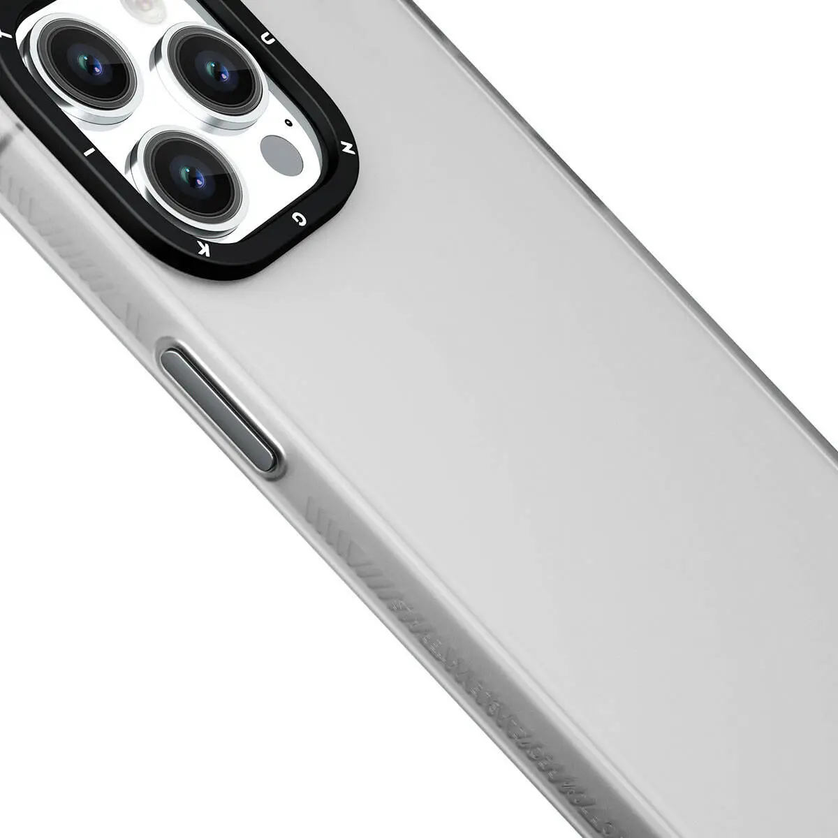 iPhone 15 Pro Max Şeffaf Buzlu Mat Kılıf - Youngkit Hidden Sand