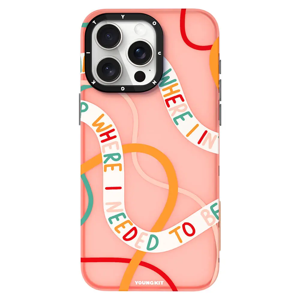 iPhone 15 Pro Max Tasarımlı Kılıf - Youngkit Sweet Language