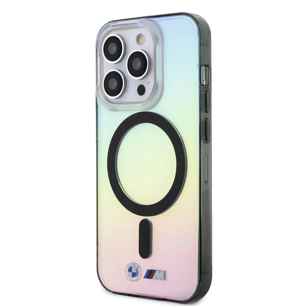 iPhone 15 Pro Max MagSafe Uyumlu Şeffaf Kılıf - BMW Iridescent