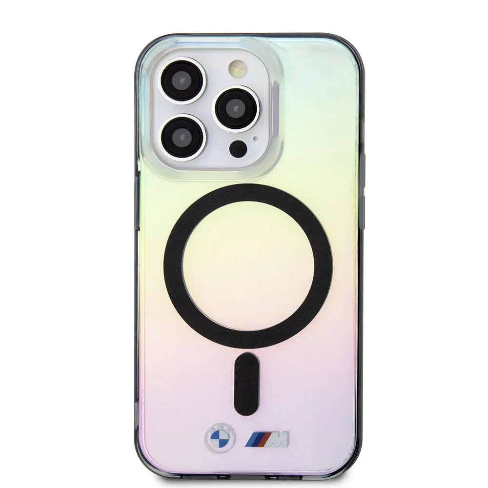 iPhone 15 Pro Max MagSafe Uyumlu Şeffaf Kılıf - BMW Iridescent