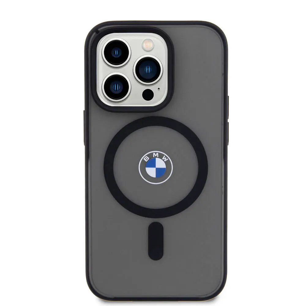iPhone 15 Pro Max MagSafe Uyumlu Lisanslı Kılıf - BMW Buzlu Mat