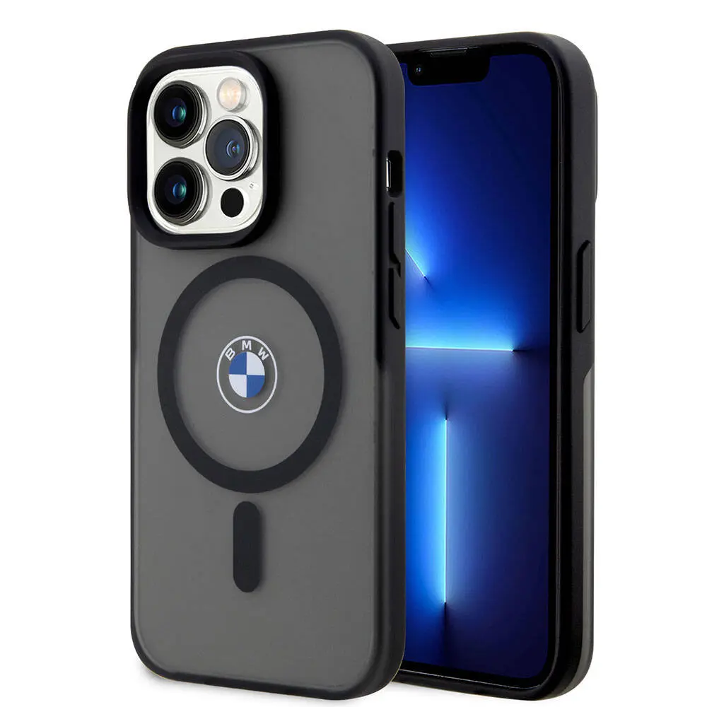 iPhone 15 Pro Max MagSafe Uyumlu Lisanslı Kılıf - BMW Buzlu Mat