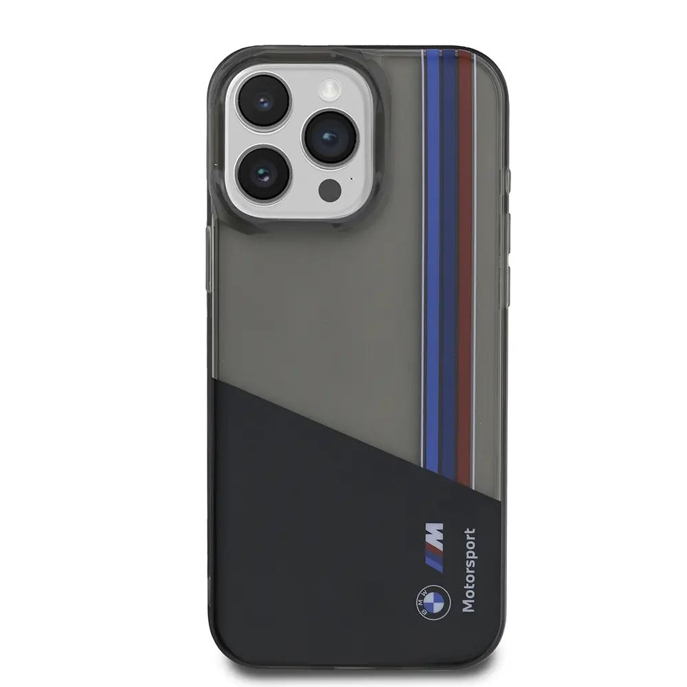 iPhone 15 Pro Max Yarı Şeffaf Kılıf - BMW M Tasarım Lisanslı