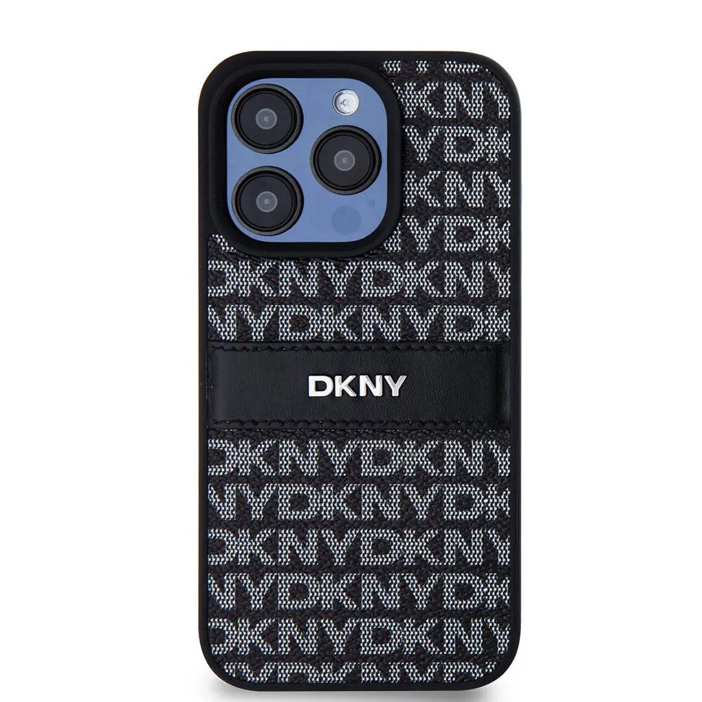 iPhone 15 Pro Max Kılıf, 3D Yazılı Desenli - DKNY Lisanslı