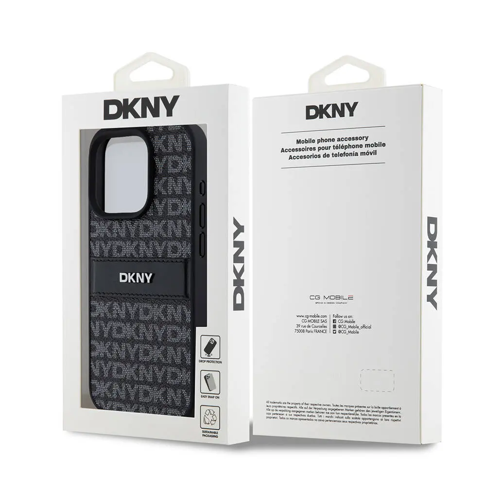 iPhone 15 Pro Max Kılıf, 3D Yazılı Desenli - DKNY Lisanslı