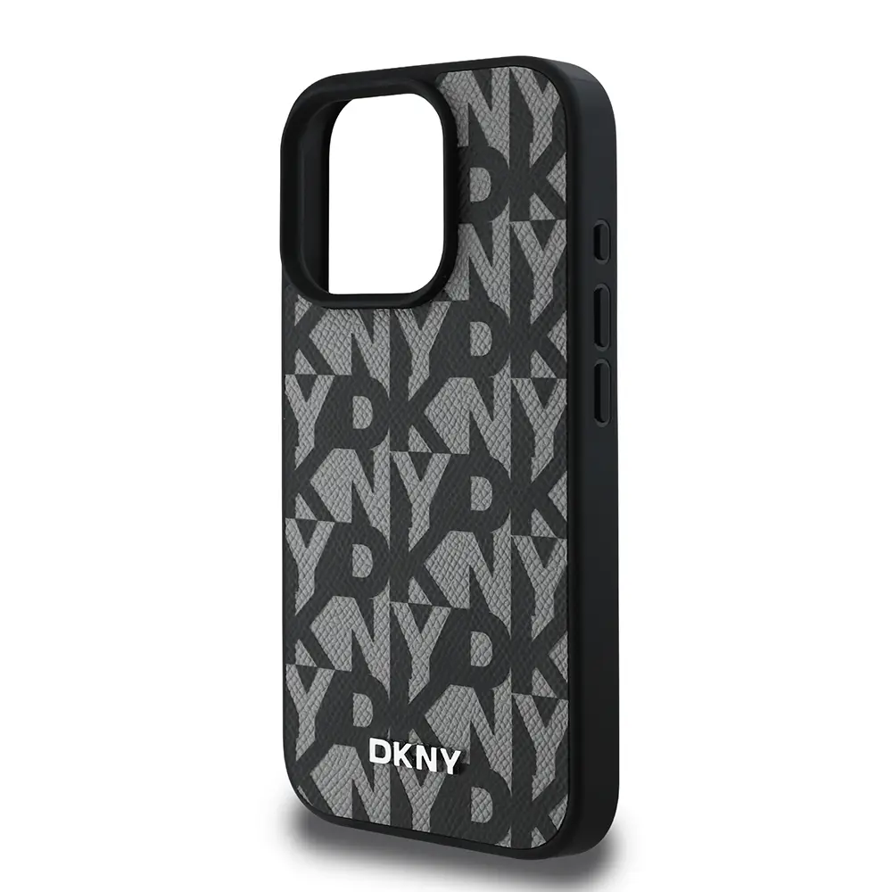 iPhone 15 Pro Max MagSafe Uyumlu 3D Grid Desenli Kılıf - DKNY