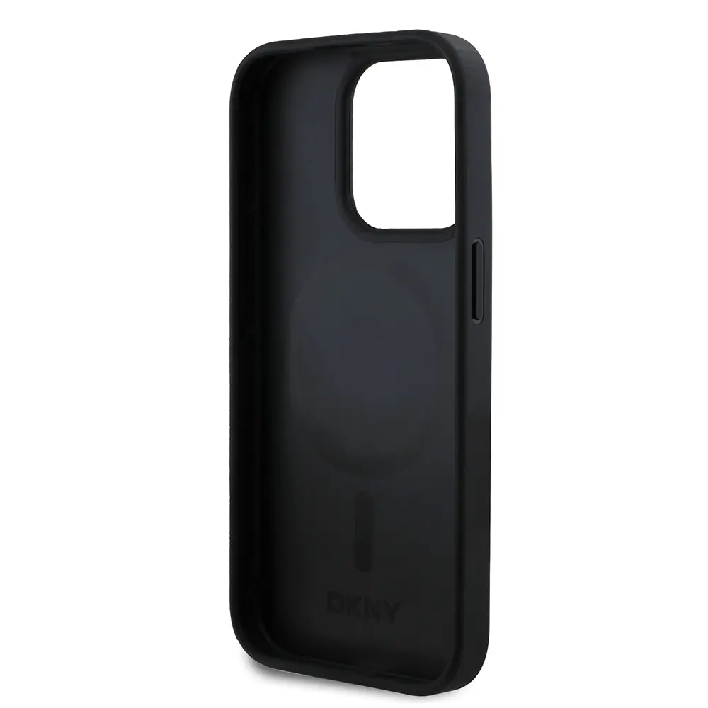 iPhone 15 Pro Max MagSafe Uyumlu 3D Grid Desenli Kılıf - DKNY