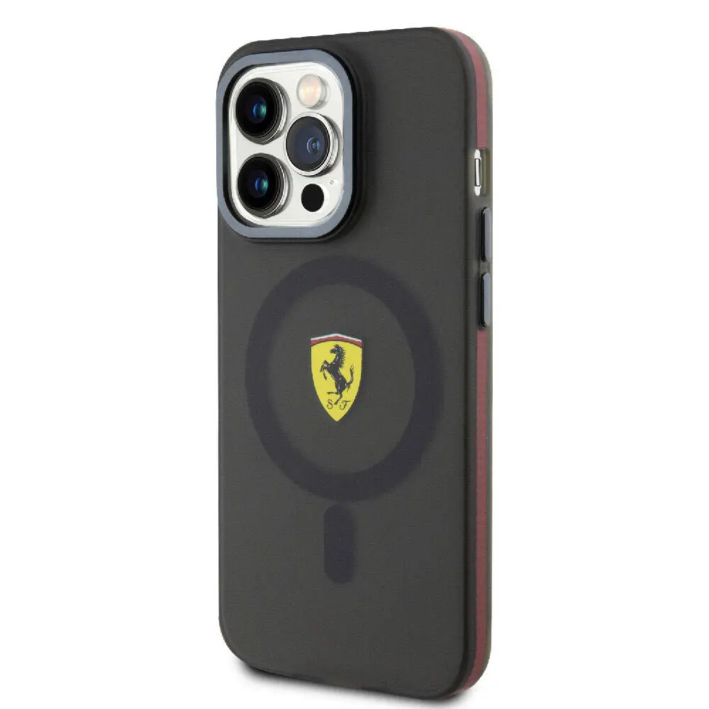 iPhone 15 Pro Max MagSafe Uyumlu Kılıf - Ferrari Kontrast Bumper