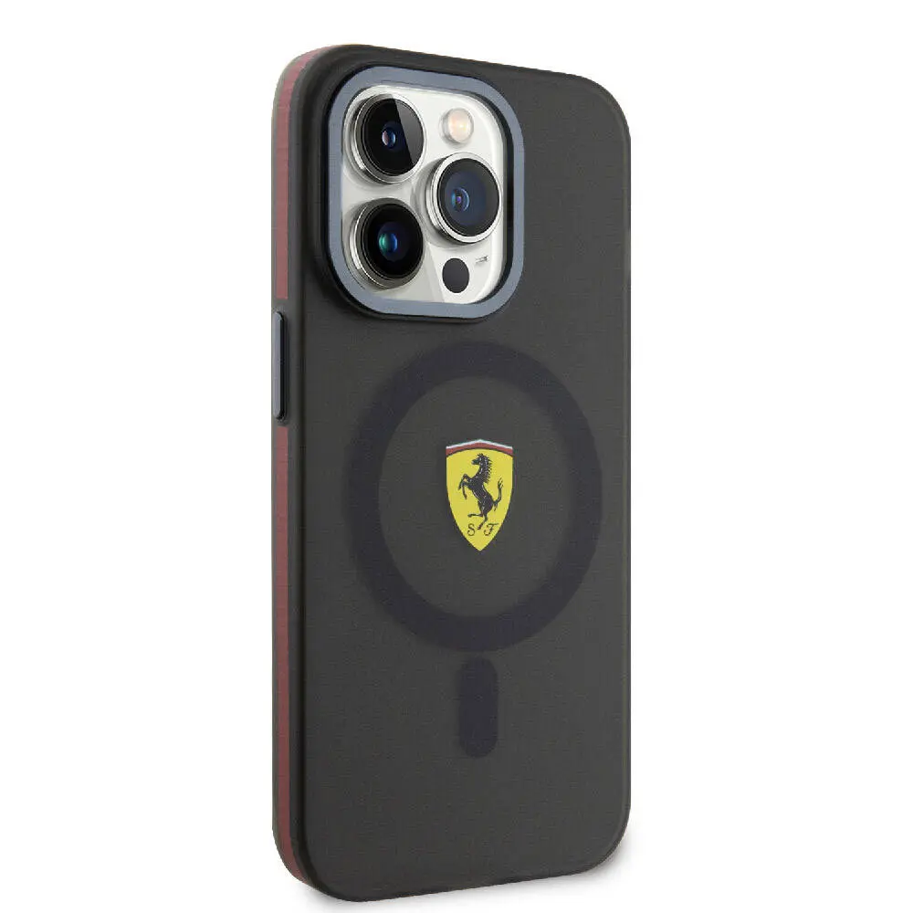 iPhone 15 Pro Max MagSafe Uyumlu Kılıf - Ferrari Kontrast Bumper