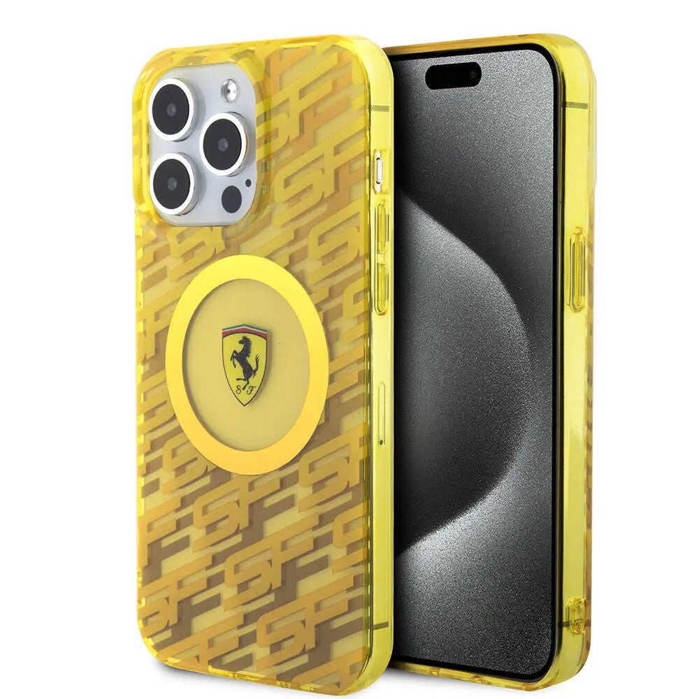 iPhone 15 Pro Max MagSafe Uyumlu Lisanslı Kılıf - Ferrari Multi SF