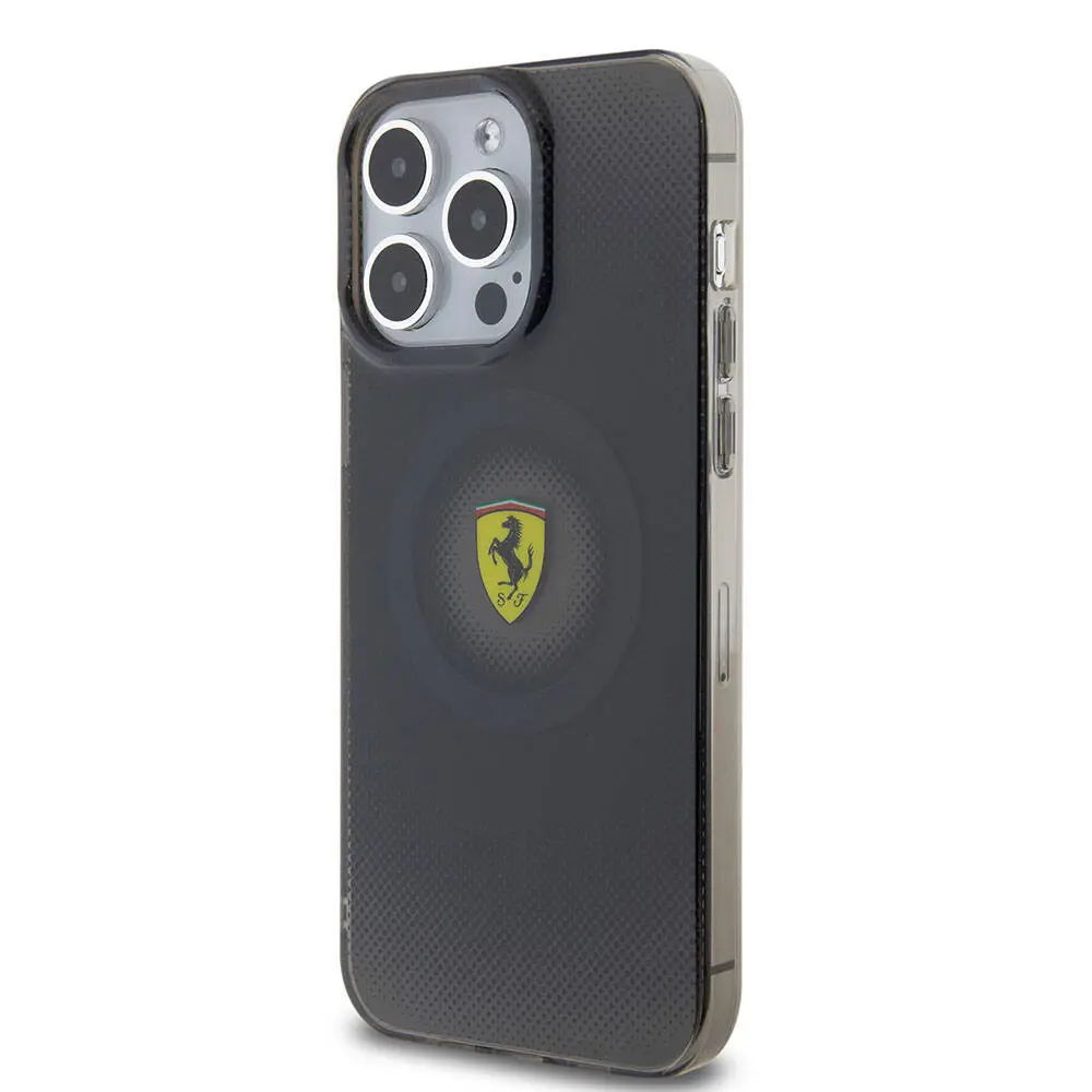 iPhone 15 Pro Max MagSafe Uyumlu Lisanslı Kılıf - Ferrari Parçalanan Noktalar