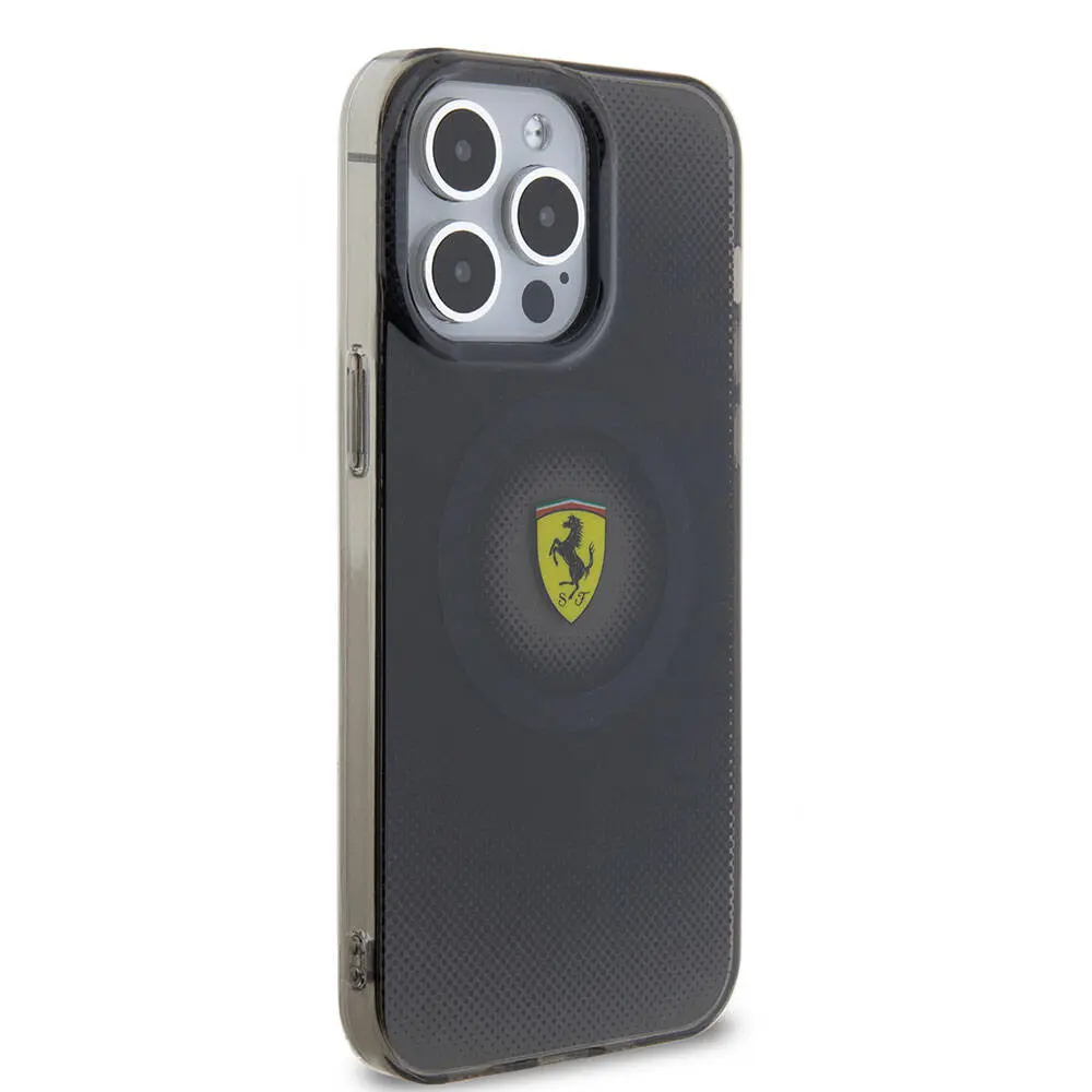 iPhone 15 Pro Max MagSafe Uyumlu Lisanslı Kılıf - Ferrari Parçalanan Noktalar
