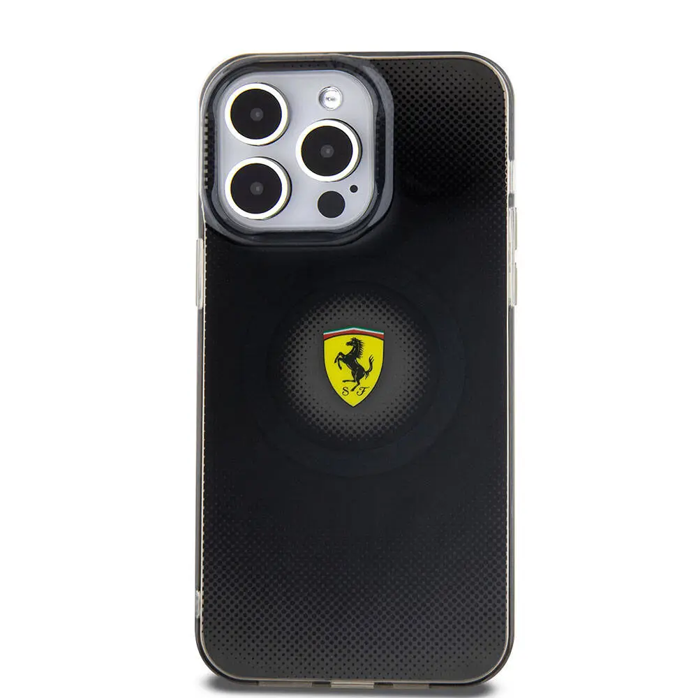 iPhone 15 Pro Max MagSafe Uyumlu Lisanslı Kılıf - Ferrari Parçalanan Noktalar