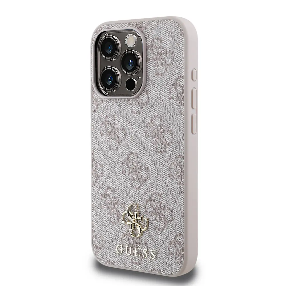 iPhone 15 Pro Max MagSafe Uyumlu Kılıf - Guess Small 4G Classic