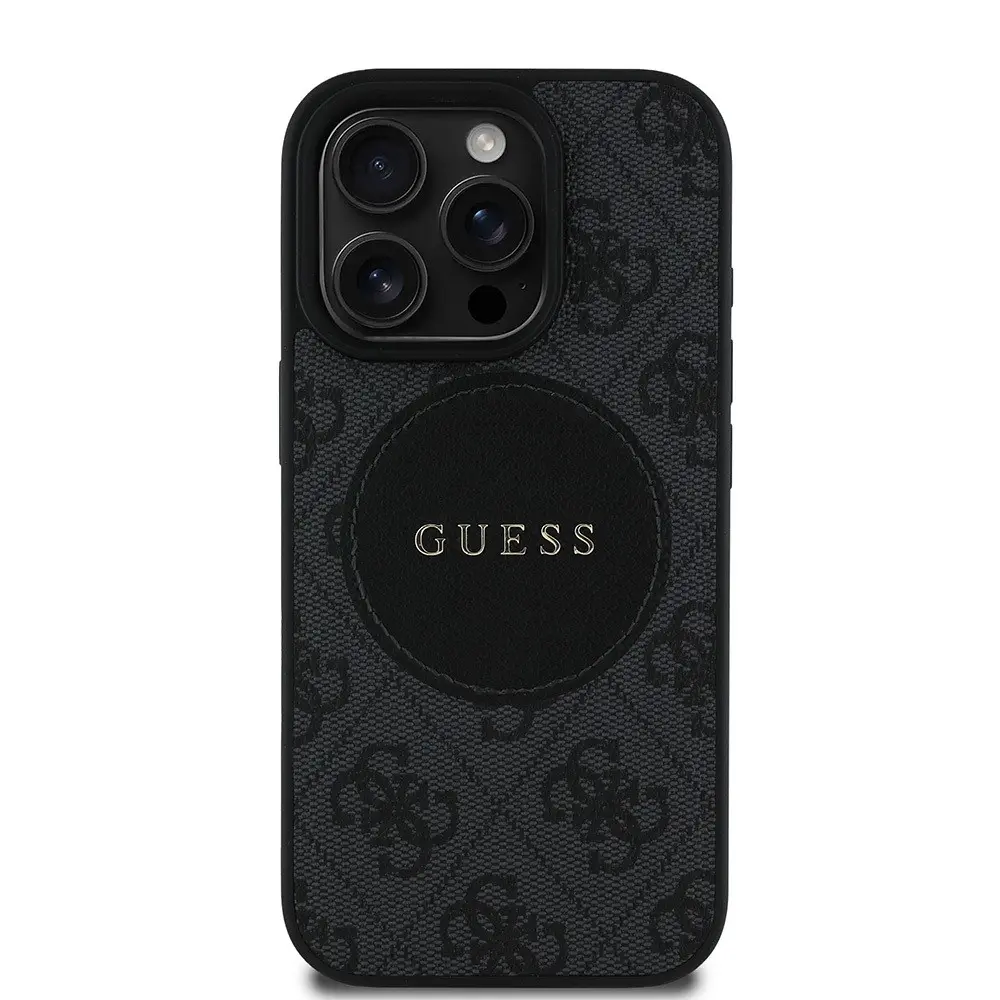 iPhone 15 Pro Max MagSafe Uyumlu Kılıf - Guess Circle Classic