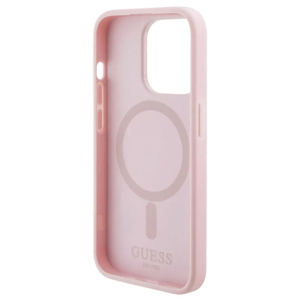 iPhone 15 Pro Max MagSafe Uyumlu Kılıf - Guess GCube Desenli