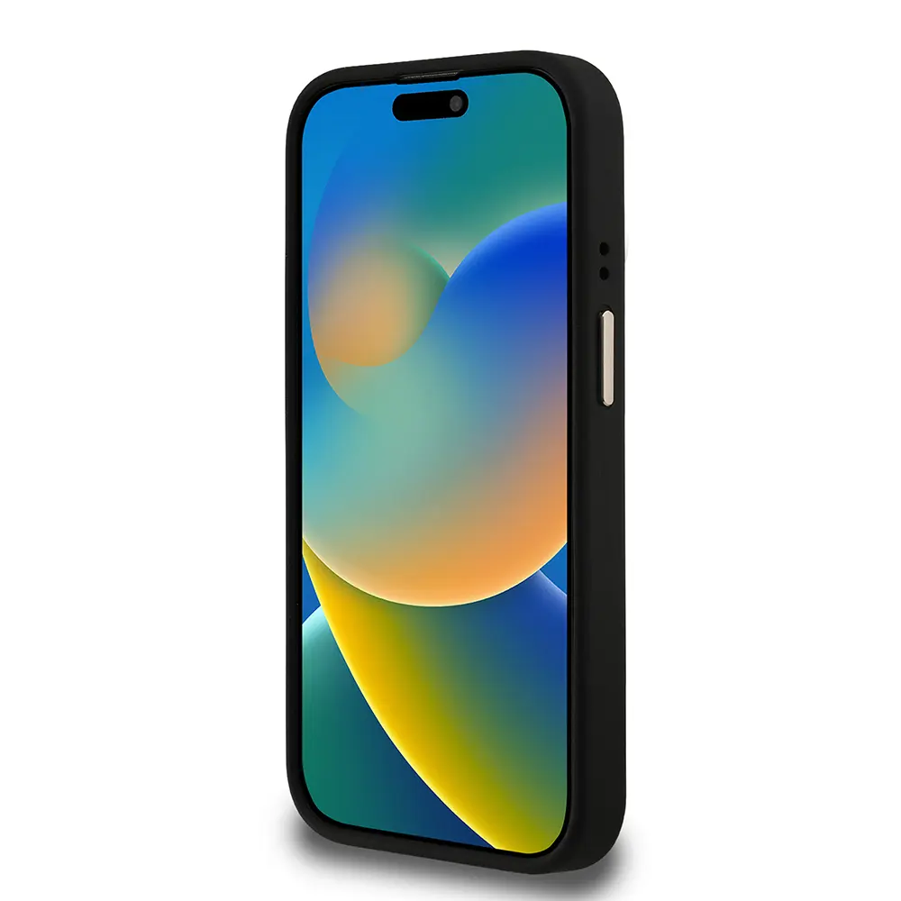 iPhone 15 Pro Max Kamera Standlı PU Deri Kılıf - Guess 4G