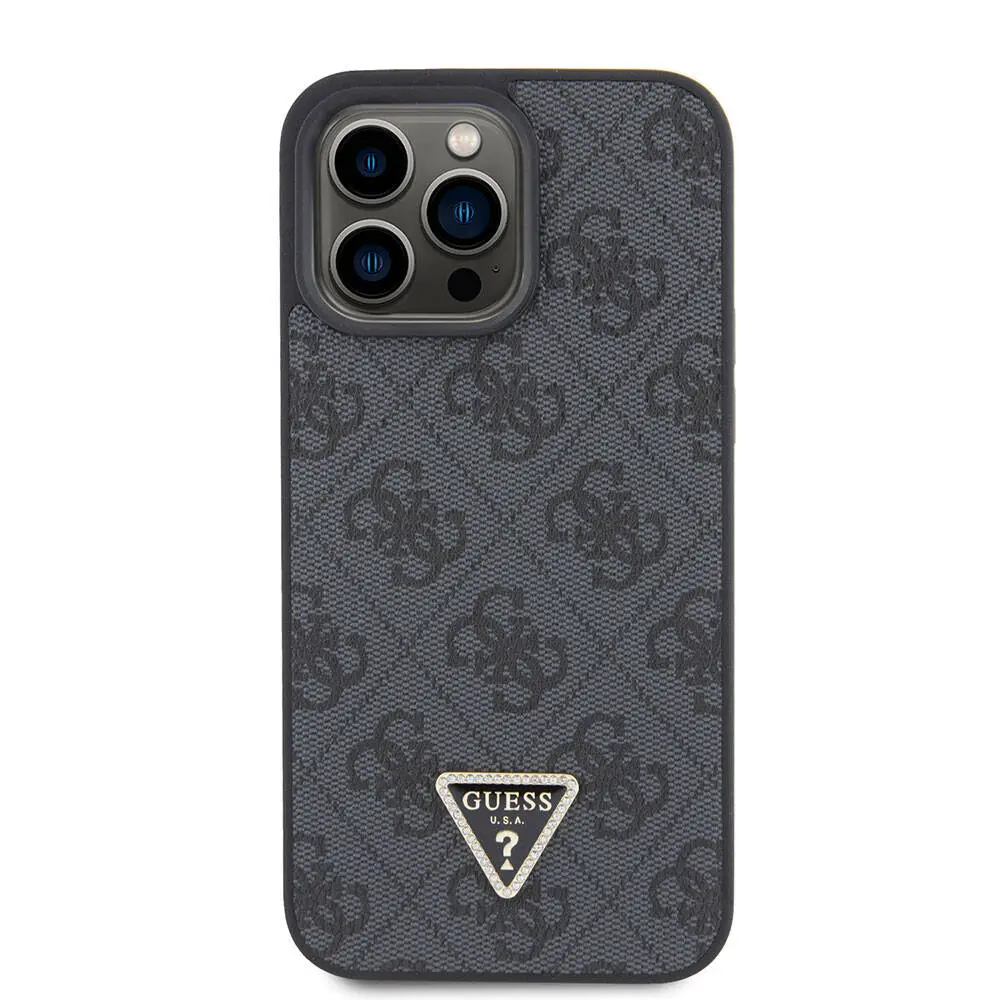 iPhone 15 Pro Max Askılı Taşlı Kılıf - Guess 4G Strass Crossbody