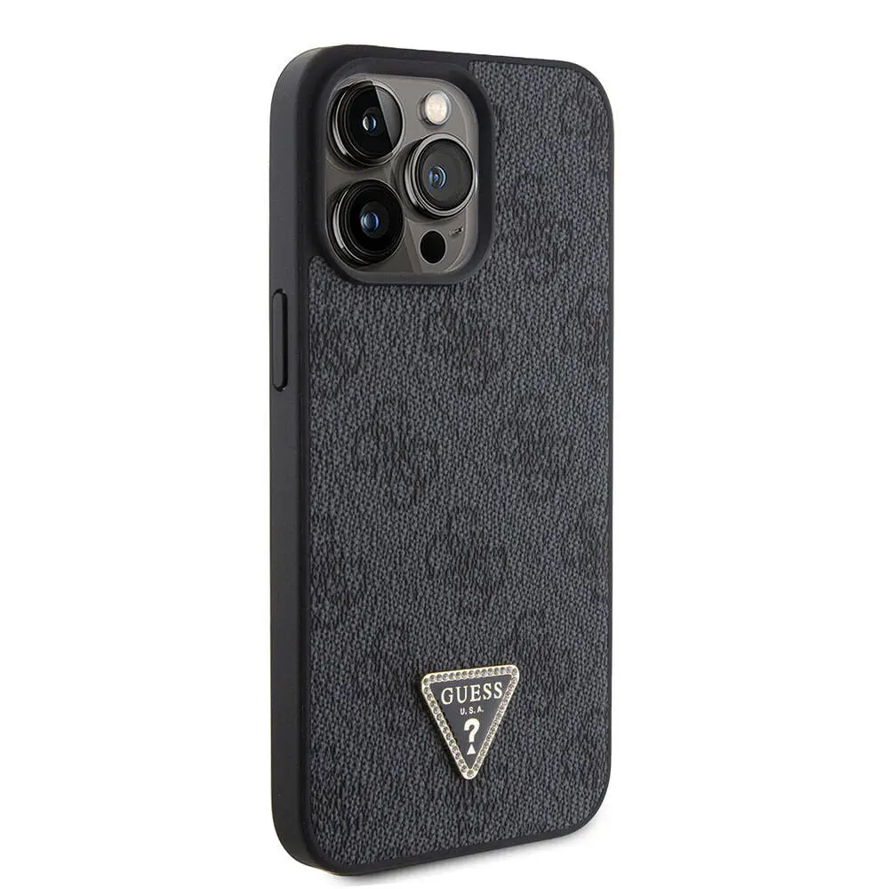 iPhone 15 Pro Max Askılı Taşlı Kılıf - Guess 4G Strass Crossbody