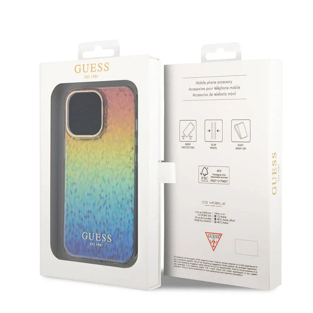 iPhone 15 Pro Max Guess Lisanslı Mirror Disco Kılıf