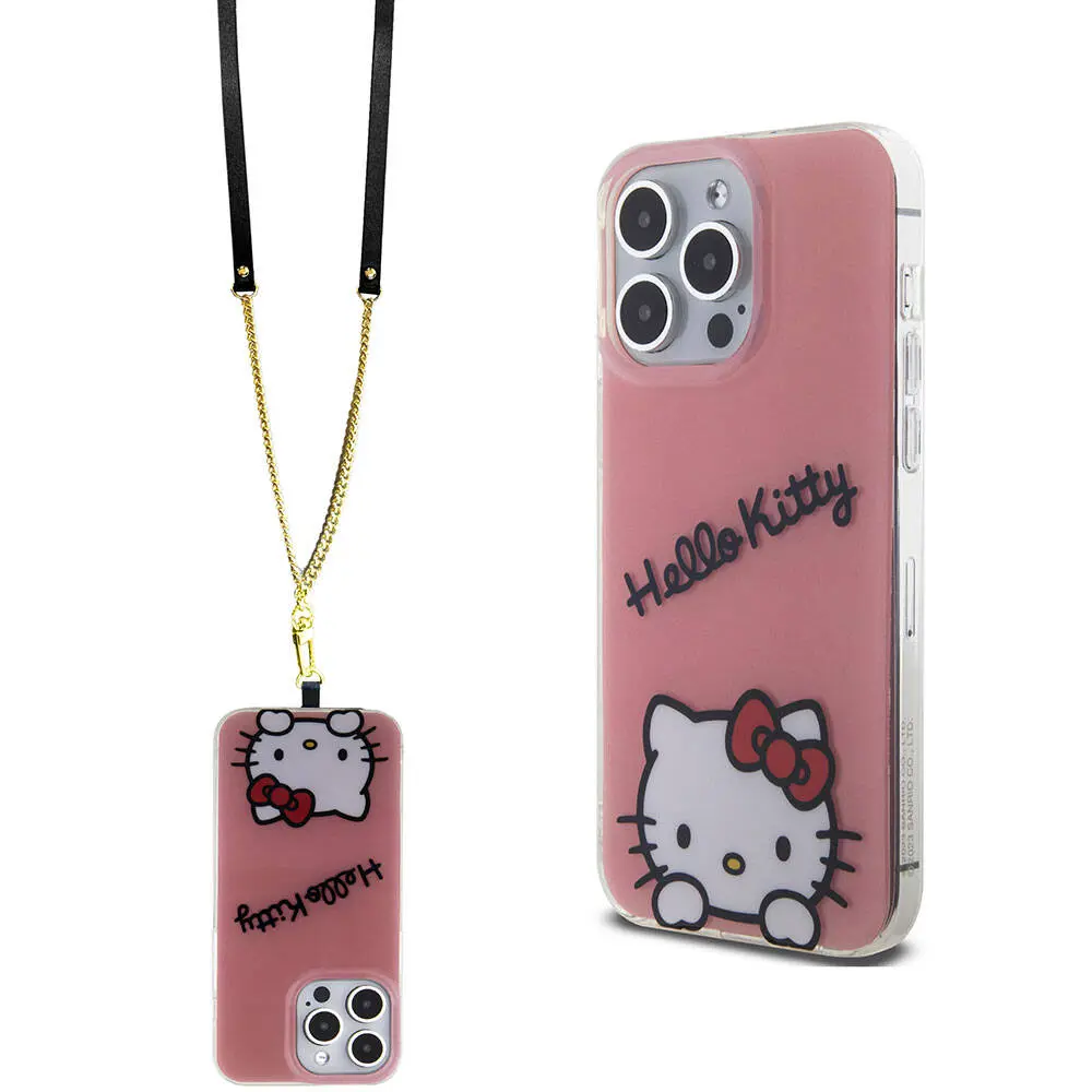 iPhone 15 Pro Max Askılı Hello Kitty Lisanslı Kılıf - Daydreaming