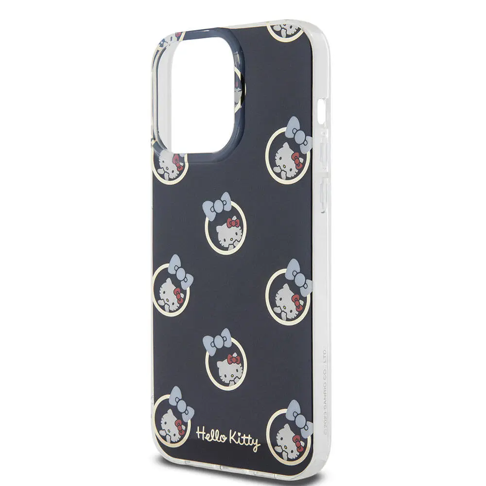 iPhone 15 Pro Max Lisanslı Hello Kitty Kılıf, Elektroplating Kaplama