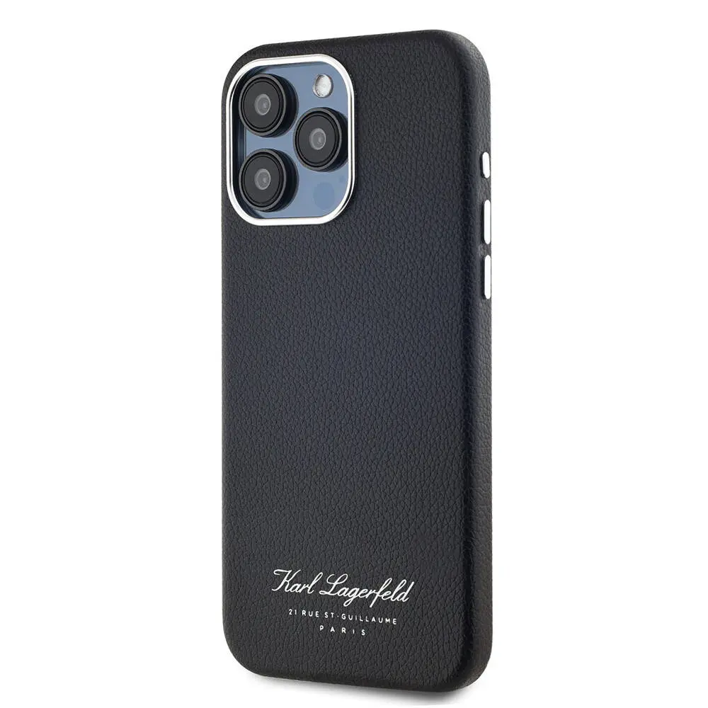 iPhone 15 Pro Max Kılıf, Karl Lagerfeld KL Yazılı Hotel Kapak