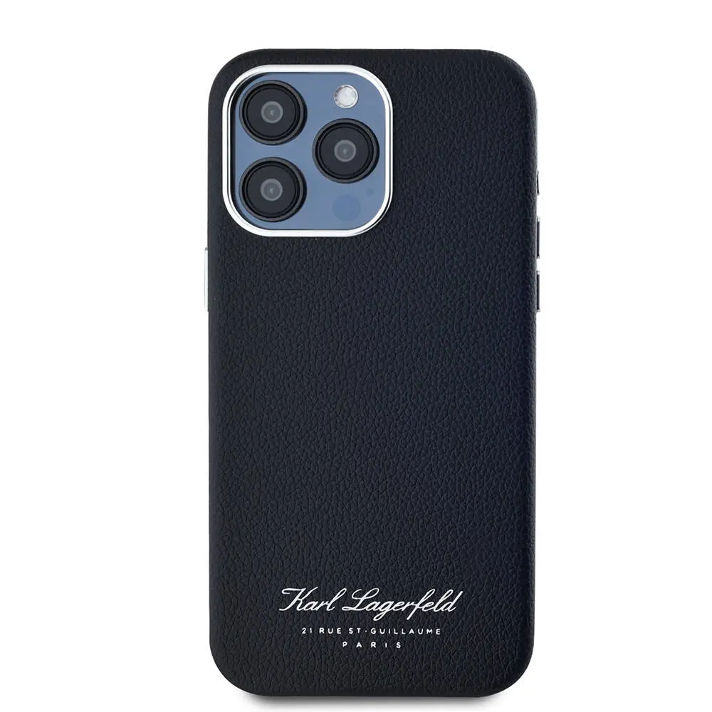 iPhone 15 Pro Max Kılıf, Karl Lagerfeld KL Yazılı Hotel Kapak
