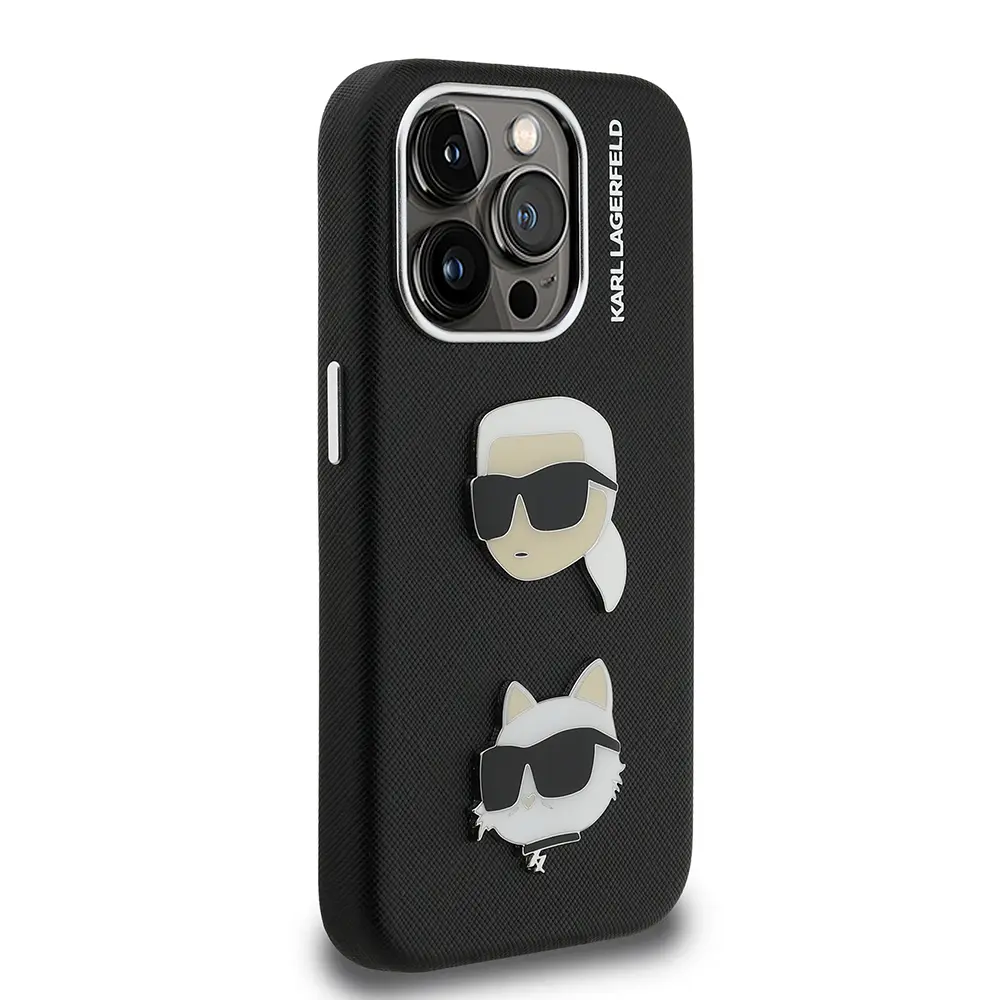 iPhone 15 Pro Max Kılıf, Karl Lagerfeld K&C Heads Pin Kapak