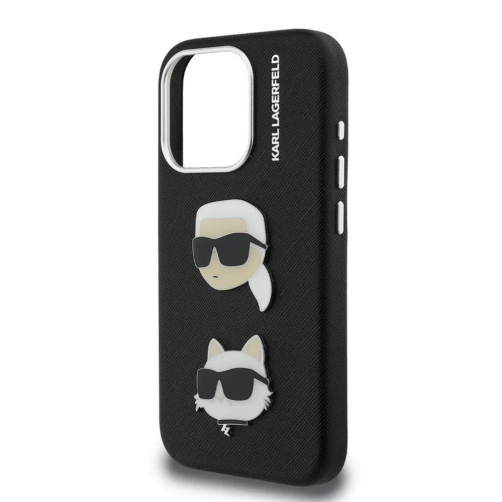 iPhone 15 Pro Max Kılıf, Karl Lagerfeld K&C Heads Pin Kapak
