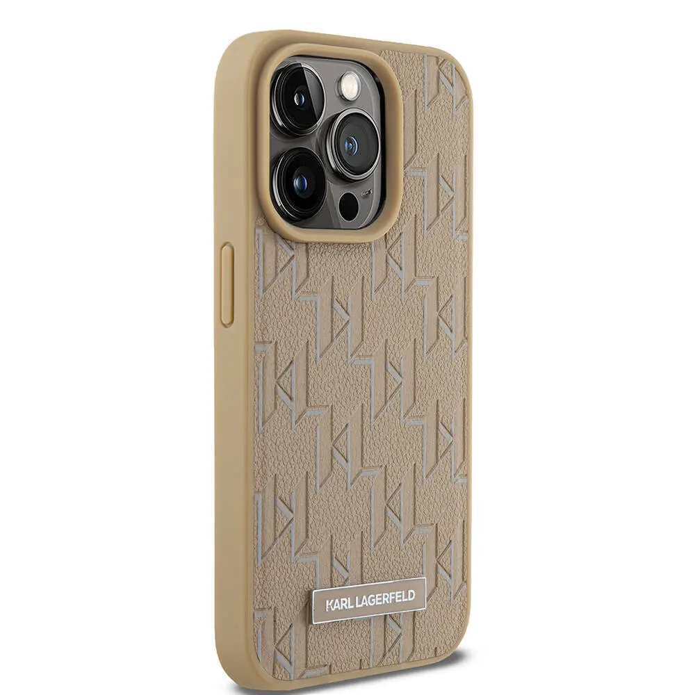 iPhone 15 Pro Max MagSafe Uyumlu Kılıf - Karl Lagerfeld KL Hot Stamp