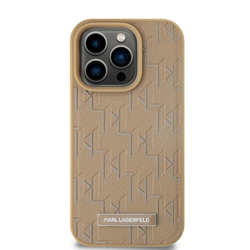 iPhone 15 Pro Max MagSafe Uyumlu Kılıf - Karl Lagerfeld KL Hot Stamp