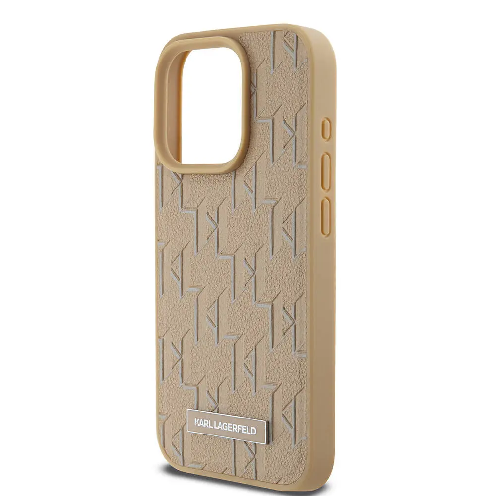 iPhone 15 Pro Max MagSafe Uyumlu Kılıf - Karl Lagerfeld KL Hot Stamp