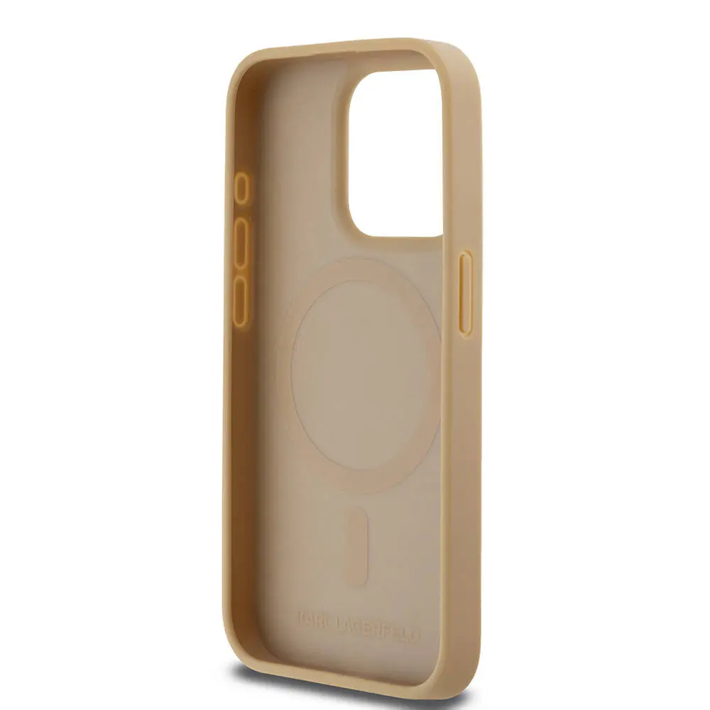iPhone 15 Pro Max MagSafe Uyumlu Kılıf - Karl Lagerfeld KL Hot Stamp
