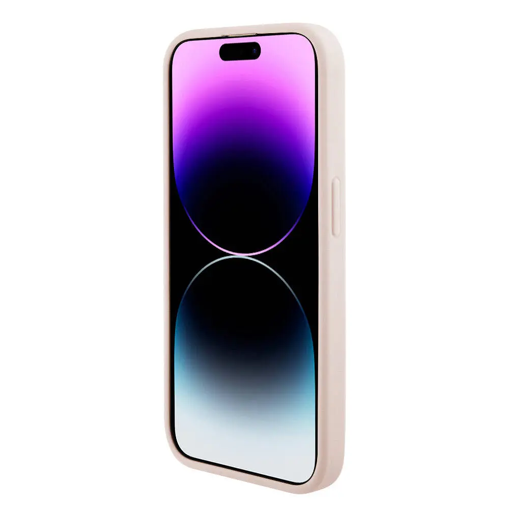 iPhone 15 Pro Max Dikişli Logolu Kapitone Kılıf - Karl Lagerfeld
