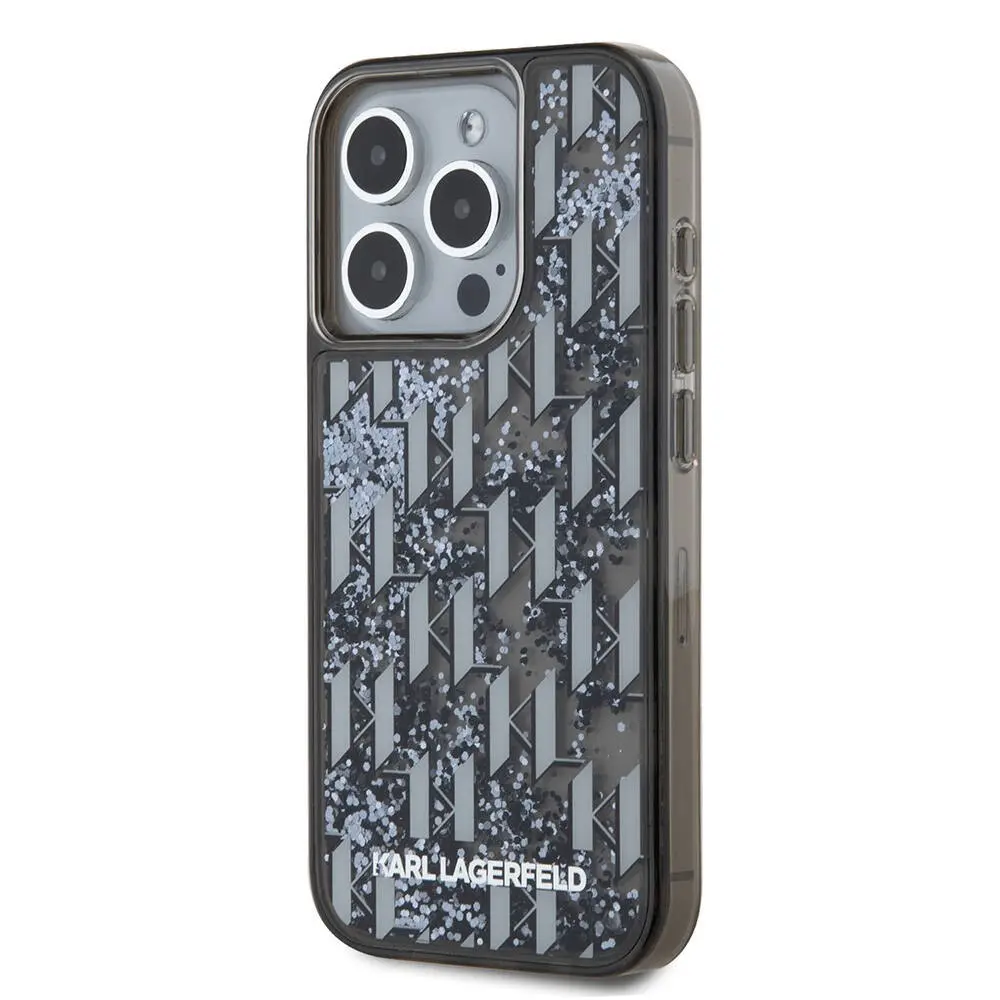 iPhone 15 Pro Max Simli KL Yazılı Monogram Kılıf - Karl Lagerfeld