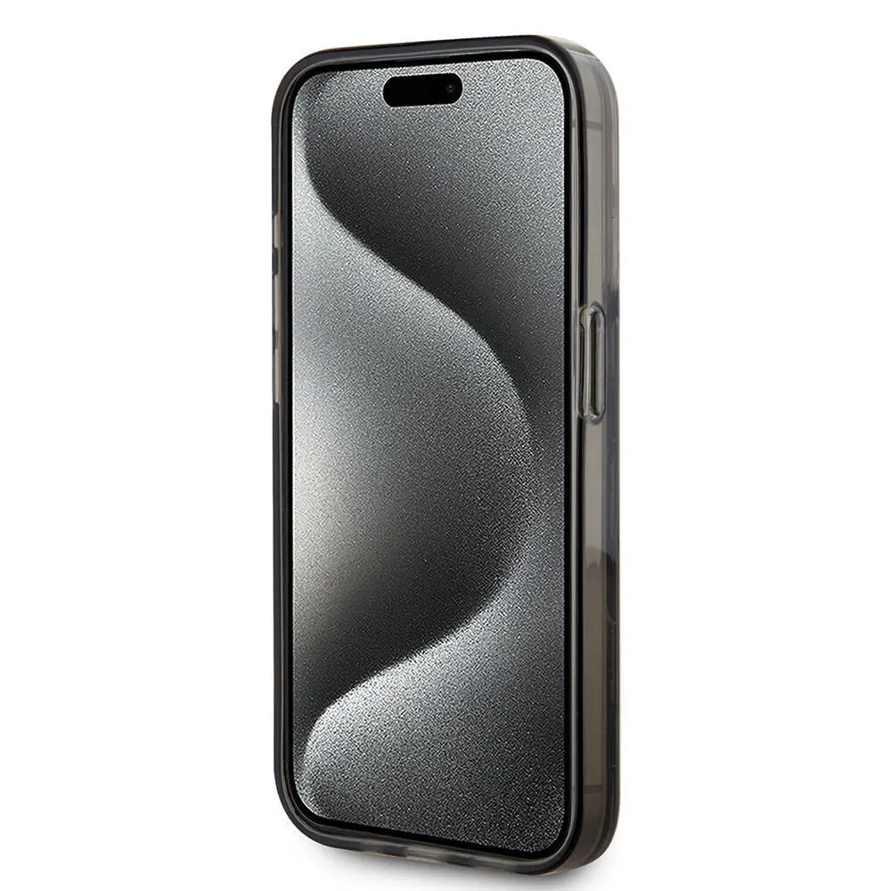 iPhone 15 Pro Max Simli KL Yazılı Monogram Kılıf - Karl Lagerfeld