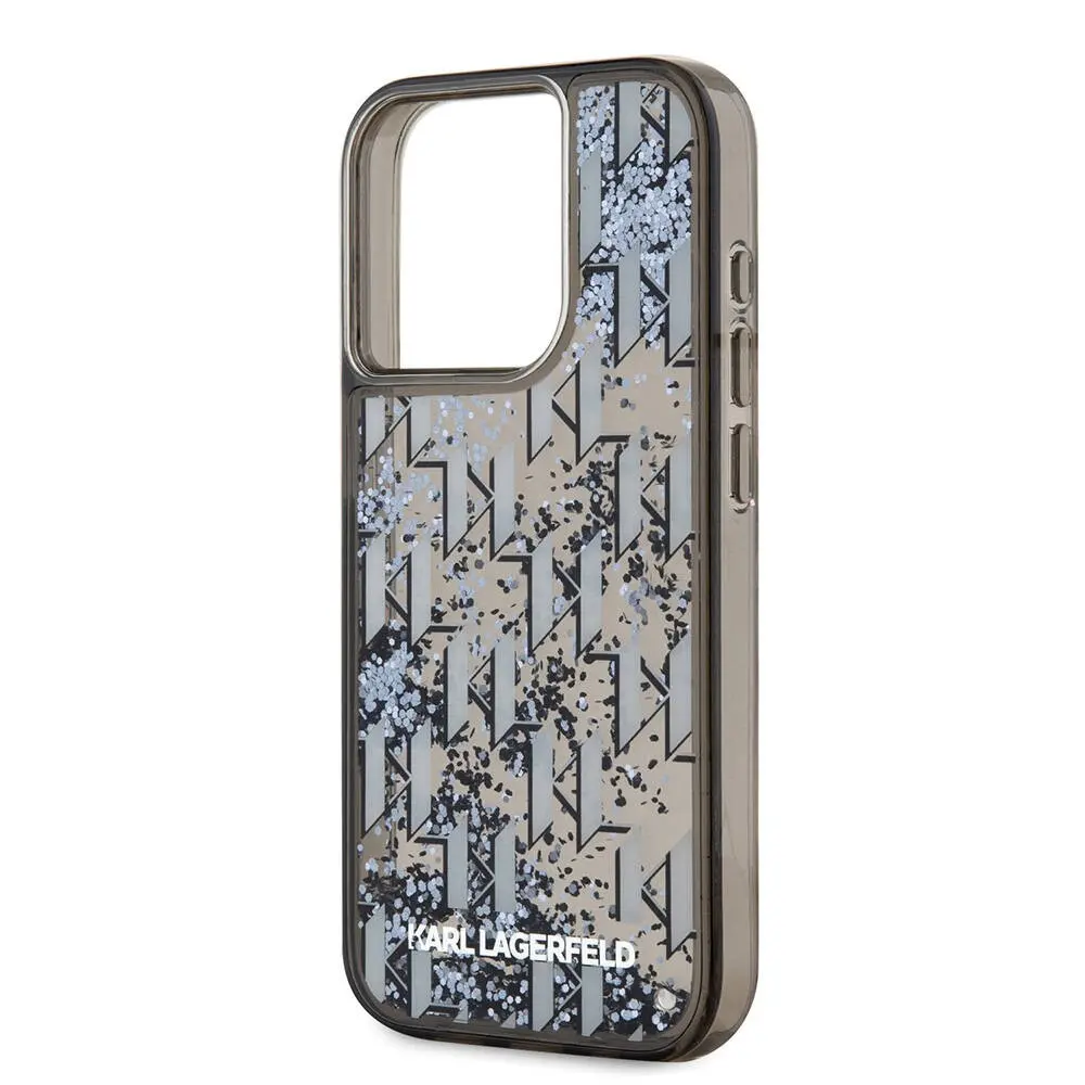 iPhone 15 Pro Max Simli KL Yazılı Monogram Kılıf - Karl Lagerfeld