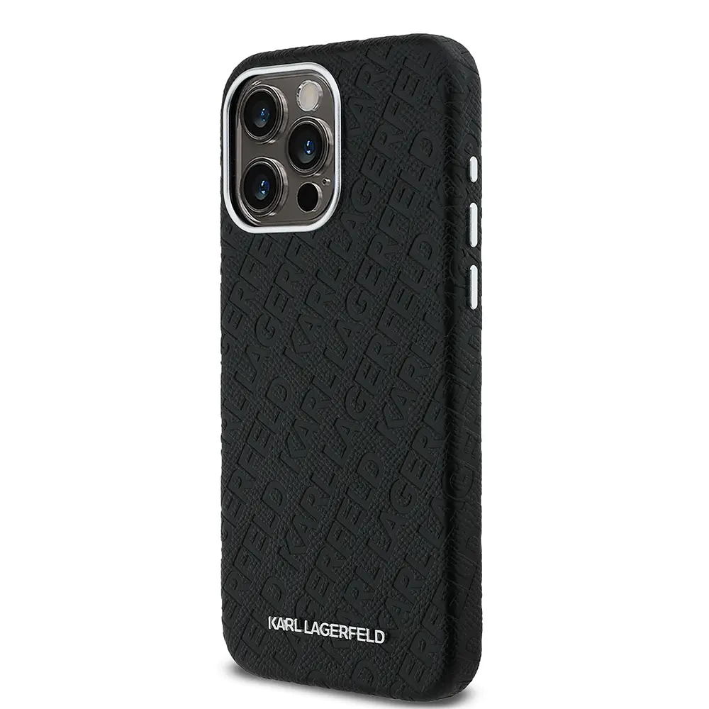 iPhone 15 Pro Max PU Deri Kılıf, Lisanslı - Karl Lagerfeld