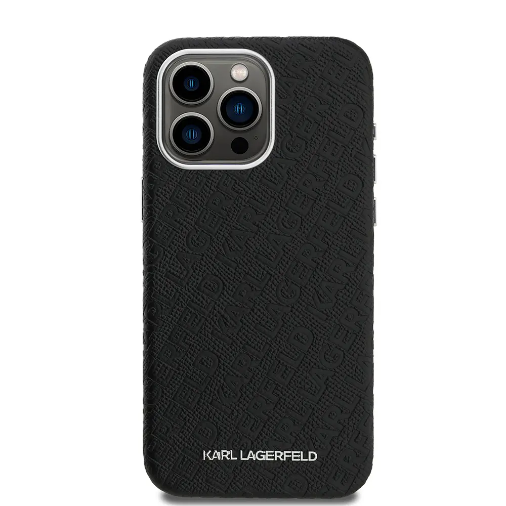 iPhone 15 Pro Max PU Deri Kılıf, Lisanslı - Karl Lagerfeld