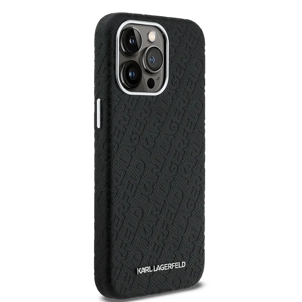 iPhone 15 Pro Max PU Deri Kılıf, Lisanslı - Karl Lagerfeld