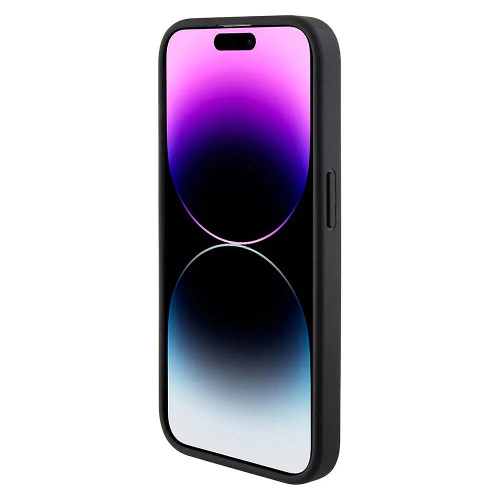 iPhone 15 Pro Max Kartlıklı Saffiano Kılıf - Karl Lagerfeld 3D RSG Logo